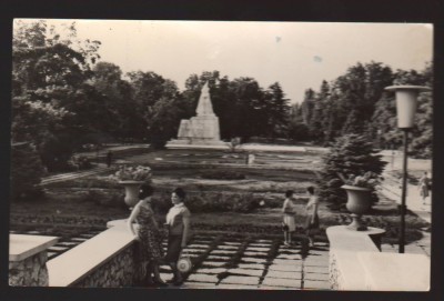 CPIB 23539 CARTE POSTALA - TIMISOARA. ASPECT DIN PARCUL CENTRAL, RPR, CIRCULATA, 1964, STAMPILE foto