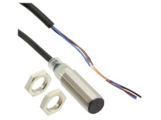 Senzor inductiv OMRON E2B M12 PNP NO 0-4mm 10-30V IP67 cablu 5m alamă