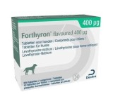 Forthyron Tratament Hipotiroidism Canin, 400 mcg x 250 tablete palatabile