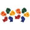 Pietre Catarare Copii, 10 Buc Multicolor, Exterior/Interior, Set Inclus Suruburi Montaj, 3-12 Ani, Max 50kg