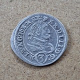 Austria 3 kreuzer 1627 / Graz argint Ferdinand ll