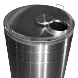 BUTOI DIN INOX CU CAPAC 300L