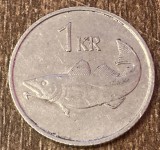 C50 - Moneda foarte veche - Islanda - 1 coroana / krona - 1981