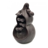 Suport conuri parfumate cu ardere inversa Backflow, CASCADA CERAMICA, 17X10 CM