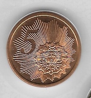 Moneda 5 eurocents 2005 - Irlanda de Nord, essai, proba, specimen, tiraj: 10000 foto