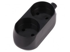 Conector Alimentare AC Mamă Splitter 250VAC 16A Negru