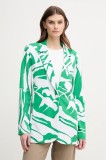 Joseph Ribkoff sacou culoarea verde, un singur rand de nasturi, modelator, 242230