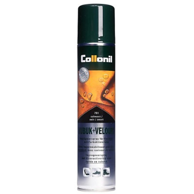 Spray impregnare si ingrijire piele intoarsa Collonil Nubuk + Velours, 200 ml, negru foto