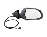 Oglinda exterioara Skoda Octavia 2 (1Z3/1Z5) 10.2008-12.2013, Partea Dreapta Albastra Convex Electrica Cu Incalzire, CU 6 PINI, cu lampa semnalizare