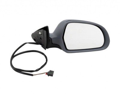 Oglinda exterioara Skoda Octavia 2 (1Z3/1Z5) 10.2008-12.2013, Partea Dreapta Albastra Convex Electrica Cu Incalzire, CU 6 PINI, cu lampa semnalizare foto