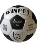 Minge fotbal din piele naturala Basic Lux, marimea 5