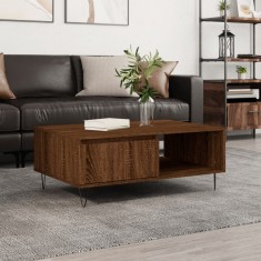 vidaXL Masă de cafea, stejar maro, 90x60x35 cm, lemn compozit 827067
