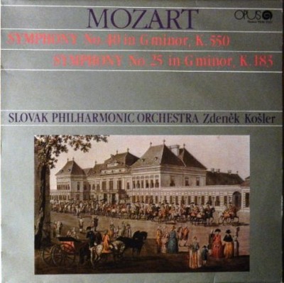 Disc vinil, LP. SYMPHONY NO. 40 IN G MINOR, K 550, SYMPHONY NO. 25 IN G MINOR, K 183-MOZART-271528 foto
