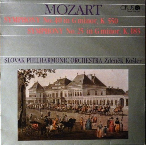 Disc vinil, LP. SYMPHONY NO. 40 IN G MINOR, K 550, SYMPHONY NO. 25 IN G MINOR, K 183-MOZART-271528