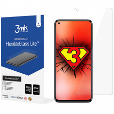 Folie Protectie Ecran 3MK FlexibleGlass Lite pentru Xiaomi Mi 10T 5G / Xiaomi Mi 10T Pro 5G, Sticla Flexibila, 0.16mm