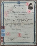 Certificat de absolvire a cursului secundar inferior Calafat 1927