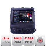 Navigatie Toyota Prado J120 2002-2009 Edotec Kit- j120 8 core QLED 2K 16+512 360 Android Waze USB Navigatie Internet Youtube Radio v1 CarStore Technol