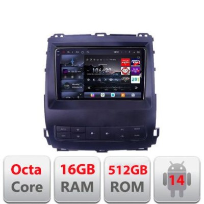Navigatie Toyota Prado J120 2002-2009 Edotec Kit- j120 8 core QLED 2K 16+512 360 Android Waze USB Navigatie Internet Youtube Radio v1 CarStore Technol foto
