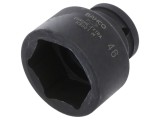 Cap tubular 6-puncte cu impact HEX 46mm 3/4 oțel Bahco