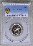 5 Cents 1957 PCGS PR67