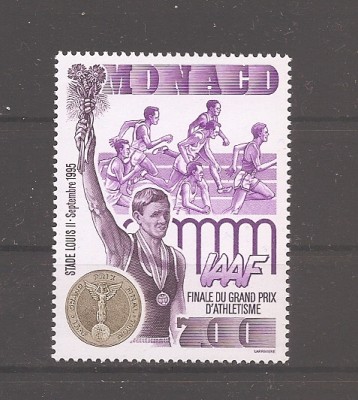 Monaco 1995 - Marele Premiu al Federației Internaționale de Atletism Amator, MNH foto