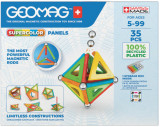 Set de constructie magnetic - Supercolor - Panels Recycled 35 piese | Geomag