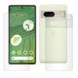 Folie Fata Spate Compatibila cu Google Pixel 7 - Regenerabila Silicon UltraHD Antisoc Invizibila