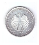 Moneda Germania 10 euro 2004 Hamburg FIFA 2006 World Cup, stare buna, cu luciu