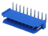 Soclu cablu-placă tată 10 pini 2,54mm THT aurit