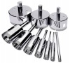 Set 10 carote diamantate, pentru gaurire umeda sau uscata
