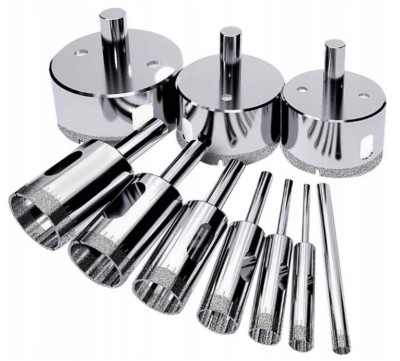 Set 10 carote diamantate, pentru gaurire umeda sau uscata foto