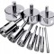 Set 10 carote diamantate, pentru gaurire umeda sau uscata