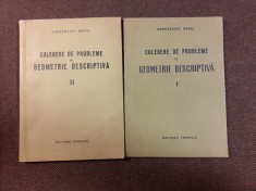 CULEGERE DE PROBLEME DE GEOMETRIE DESCRIPTIVA - BODNARESCU HORIA 2 VOL