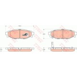 Set placute frana Trw GDB3373, parte montare : Punte spate