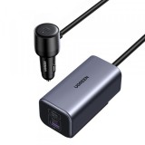 Incarcator Auto UGREEN EC706, 150W, 3A, 1 x USB-A - 3 x USB-C, Negru