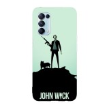 Husa compatibila cu Oppo Find X5 Pro, Viceversa, model Cartoon John Wick, Silicon, TPU, Transparent, Carcasa