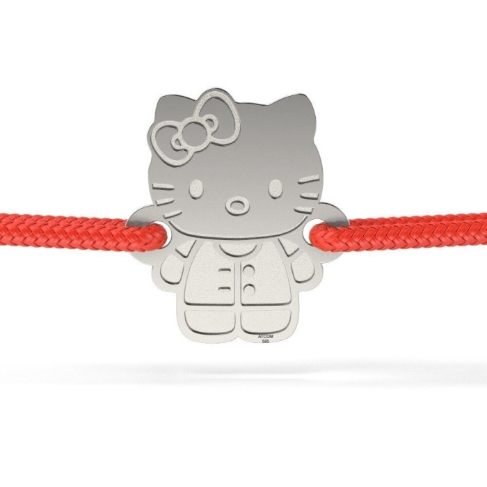 Bratara din argint model Hello Kitty