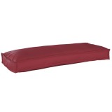VidaXL Perna pentru palet pentru bancă bordo, 100 x 40 x 8 cm, din țesătură Oxford
