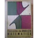 ELEMENTE DE ANALIZA MATEMATICA, MANUAL PENTRU ANUL III LICEU-NICOLAE DINCULEANU, EUGEN RADU-346042