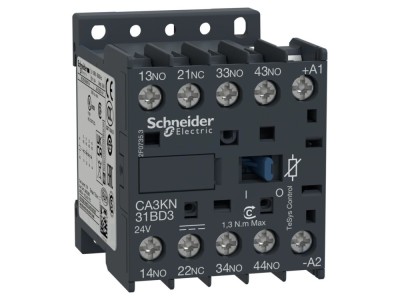 Contactor 4P 24VDC 10A foto