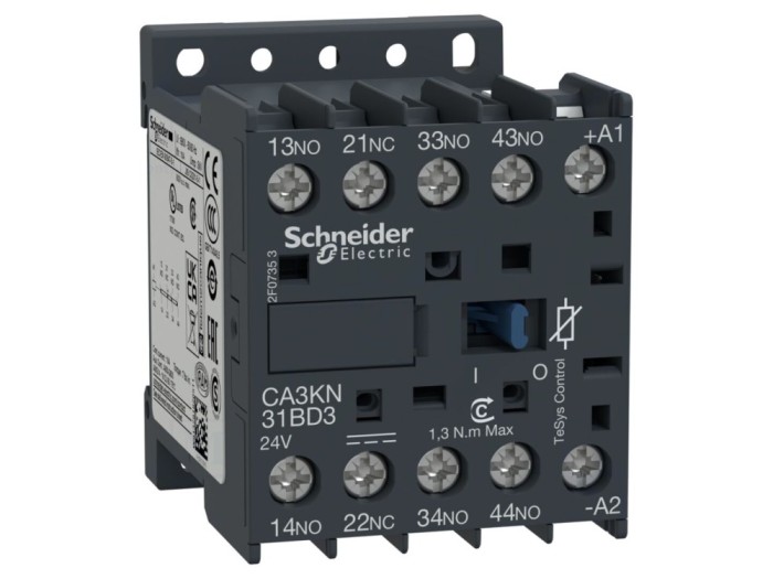 Contactor 4P 24VDC 10A