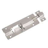Zăvor Ușă Metalic Argintiu 11.2x3.5cm + Șuruburi - Siguranță Sporită, Montaj Ușor, Oțel Durabil