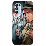 Husa compatibila cu Oppo A5 (2020) model Archer Detective, Silicon, TPU, Viceversa, Transparent, Carcasa