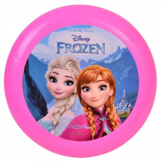 Disc zburator frisbee,model frozen, 22cm, roz foto