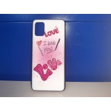 Husa protectie Samsung Galaxy A51, plastic cu margine cauciuc