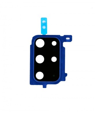 Geam Camera Pentru Samsung Galaxy S20 Plus, S20+ , G985 Albastru Inchis foto