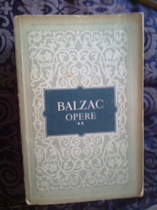 w3 HONORE DE BALZAC - OPERE volumul 2
