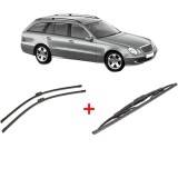 Cumpara ieftin Set 3 stergatoare MERCEDES-BENZ E-CLASS T-Model (S211) 2003 - 2009, pentru parbriz si luneta, Bosch Twin