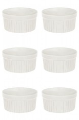 Set boluri, 6 piese, 350 ml, Ceramica, Ecru