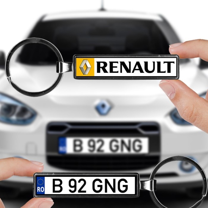 Breloc numar auto Renault Breloc numar auto Renault